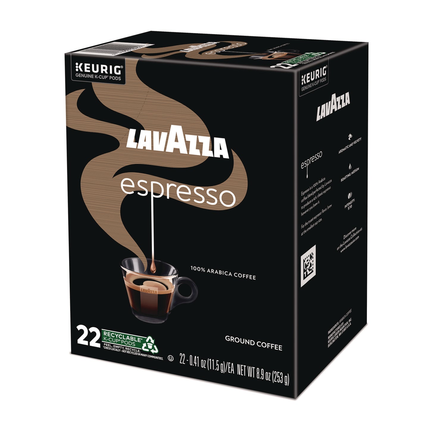 Lavazza Perfetto Espresso Coffee K-Cups, 22/Box (6000)