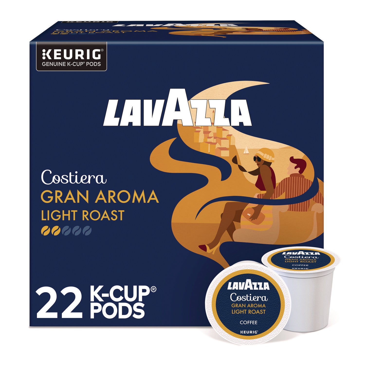 Lavazza Gran Aroma Coffee K-Cups, 22/Box (6002)