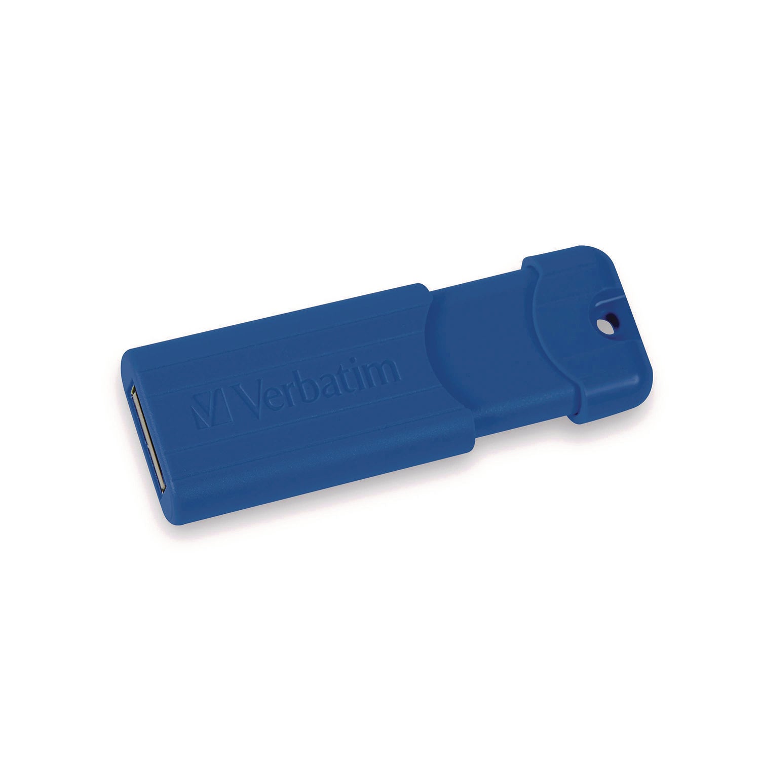 Verbatim PinStripe USB 3.2 Flash Drive, 32 GB, Blue/Red, 2/Pack (70056)