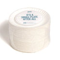 Perk Economy Paper Plates, 6" dia, White, 250/Pack, 4 Packs/Carton (519418)
