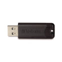 Verbatim PinStripe USB 3.2 Flash Drive, 32 GB, Black (49317)