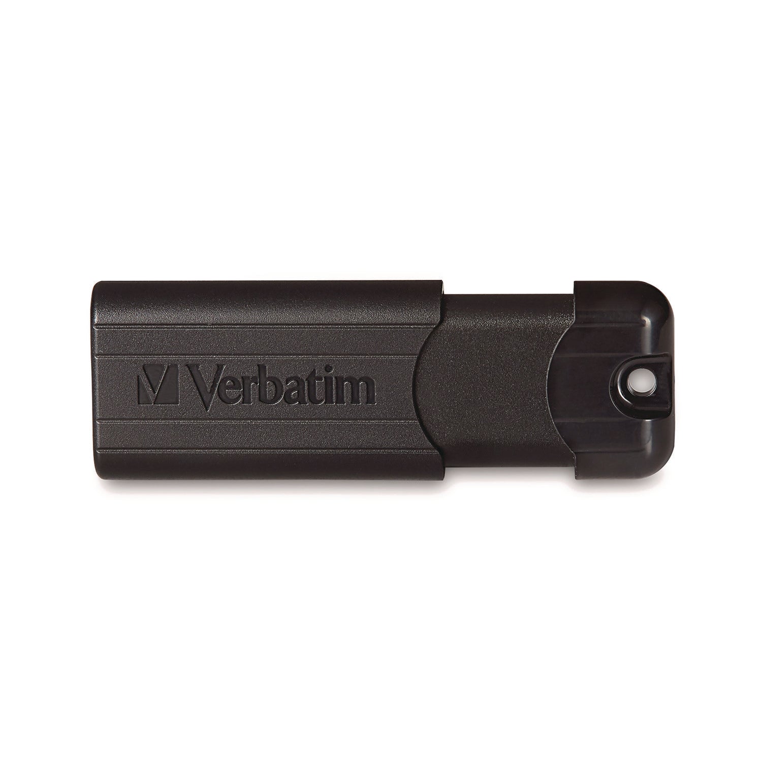 Verbatim PinStripe USB 3.2 Flash Drive, 32 GB, Black (49317)