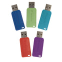 Verbatim PinStripe USB 3.2 Flash Drive, 32 GB, Assorted Colors, 5/Pack (70055)