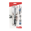 Pentel EnerGel Alloy RT Gel Pen, Retractable, Medium 0.7 mm, Black Ink, Black/Aluminum Barrel (BL407ABPA)