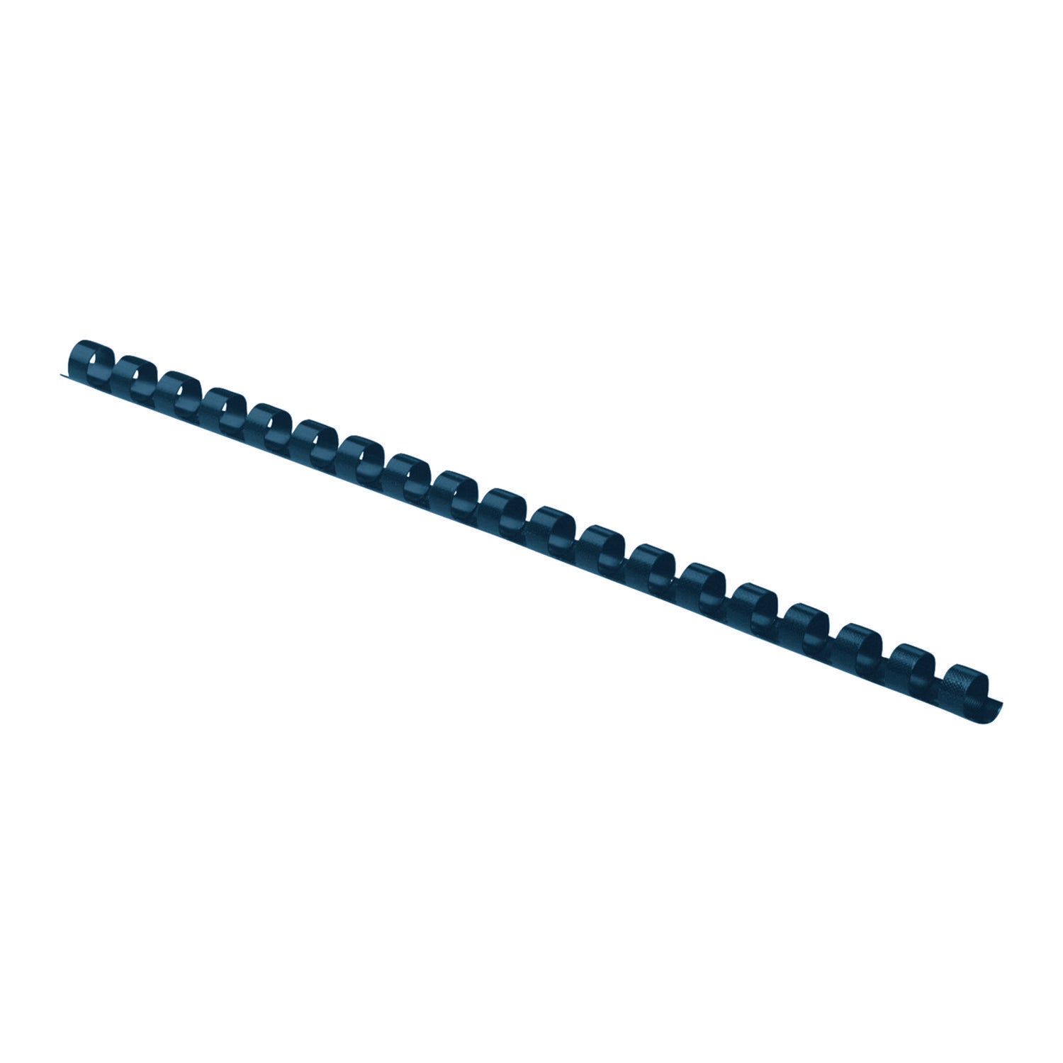 Fellowes Plastic Comb Bindings, 3/4" Diameter, 150 Sheet Capacity, Navy, 100/Pack (52392)