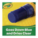 Crayola Washable Glue Sticks, 0.88 oz, Dries Clear (414057)