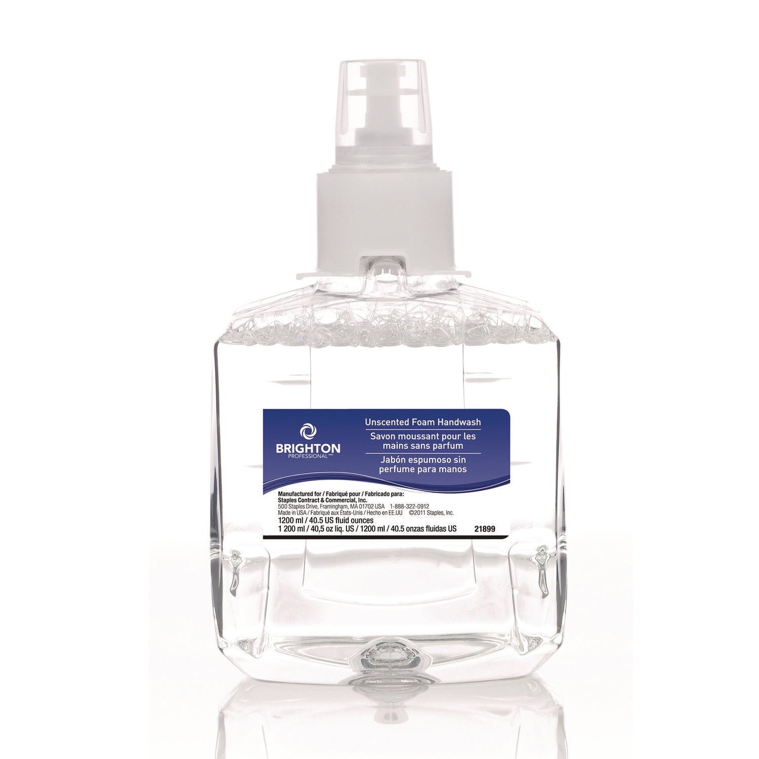 Brighton Professional LTX-12 Hand Soap Refill, Unscented, 1,200 mL, 2/Carton (375455)