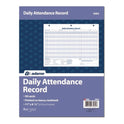 Adams Attendance Records, One Part (No Copies), 11 x 8.5, 50 Forms Total (9493)