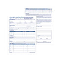 Adams Employment Applications, One-Part (No Copies), 11 x 8.38, 50 Forms/Pad, 2 Pads/Pack (9661)