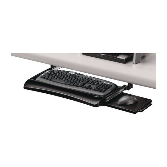 Fellowes Office Suites Underdesk Keyboard Drawer, Black (9140304)