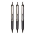 Pilot Precise V7RT Roller Ball Pen, Retractable, Fine 0.7 mm, Black Ink and Barrel, 3/Pack (26058)