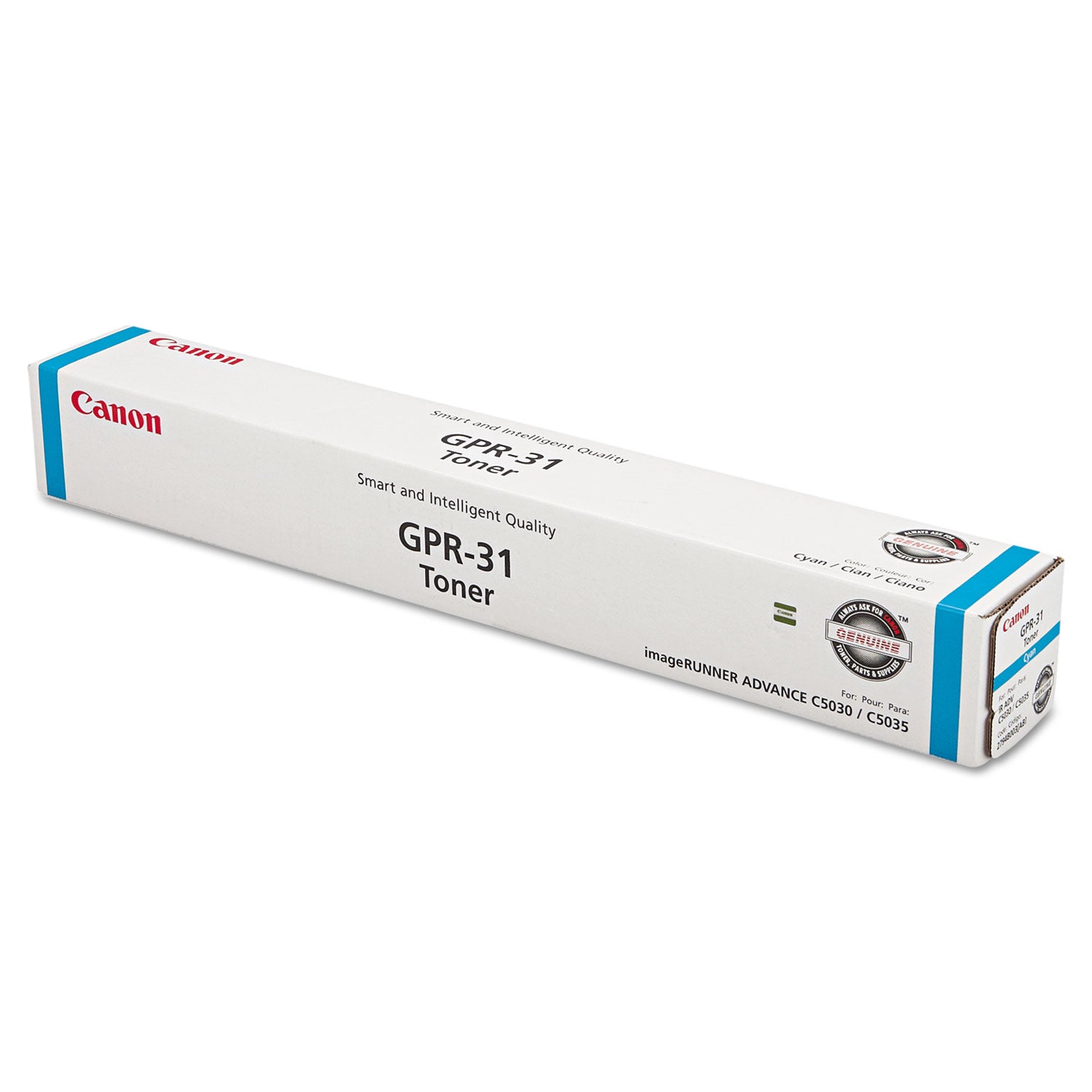 Canon 2794B003AA (GPR-31) Toner, 27,000 Page-Yield, Cyan