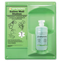 Honeywell Saline Eye Wash Wall Station, 16 oz Bottle, 1 Bottle/Station (320004600000)