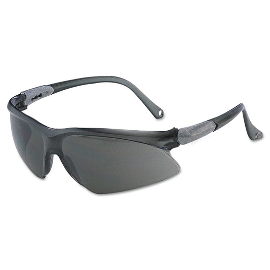 KleenGuard V20 Visio Safety Glasses, Black Frame, Black Indoor/Outdoor Lens (14476)