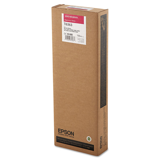 Epson T636300 UltraChrome HDR Ink, Vivid Magenta