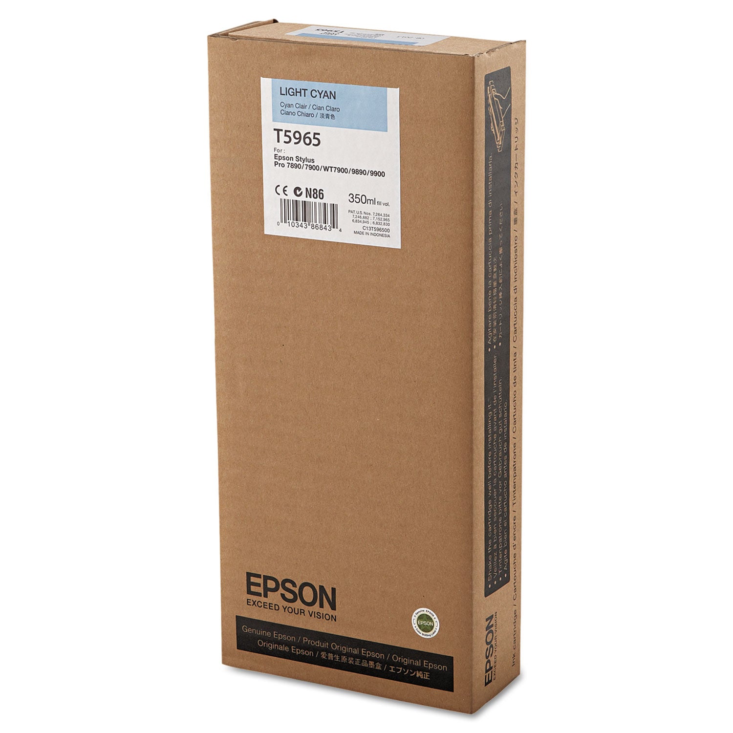 Epson T596500 UltraChrome HDR Ink, Light Cyan