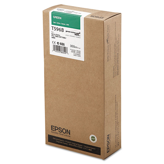 Epson T596B00 UltraChrome HDR Ink, Green