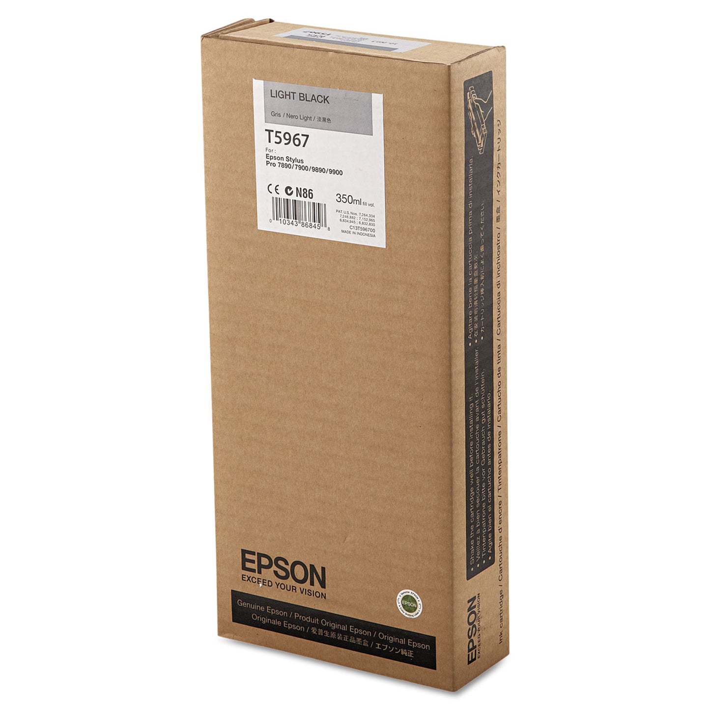Epson T596700 UltraChrome HDR Ink, Light Black