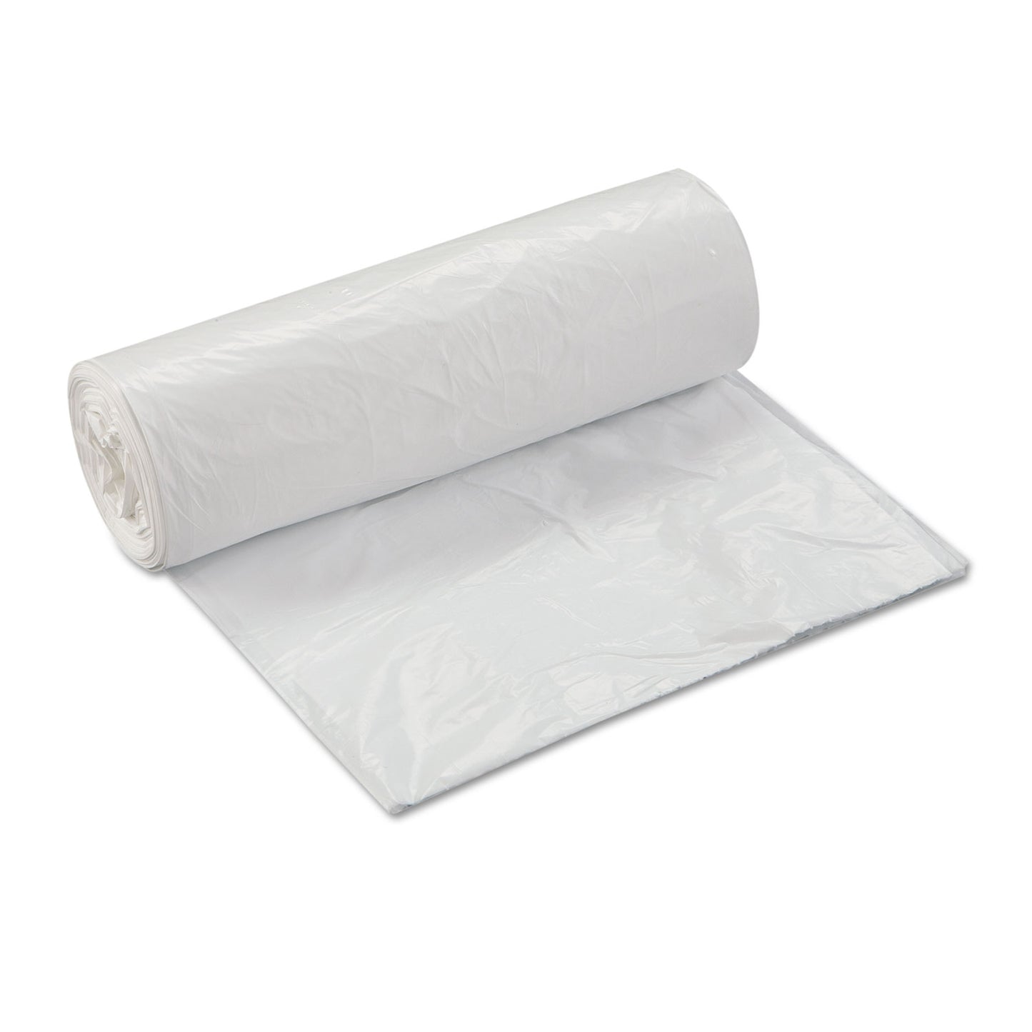 Inteplast Group Low-Density Commercial Can Liners, 30 gal, 0.7 mil, 30" x 36", White, Interleaved Roll, 25 Bags/Roll, 8 Rolls/Carton (SL3036XHW2)