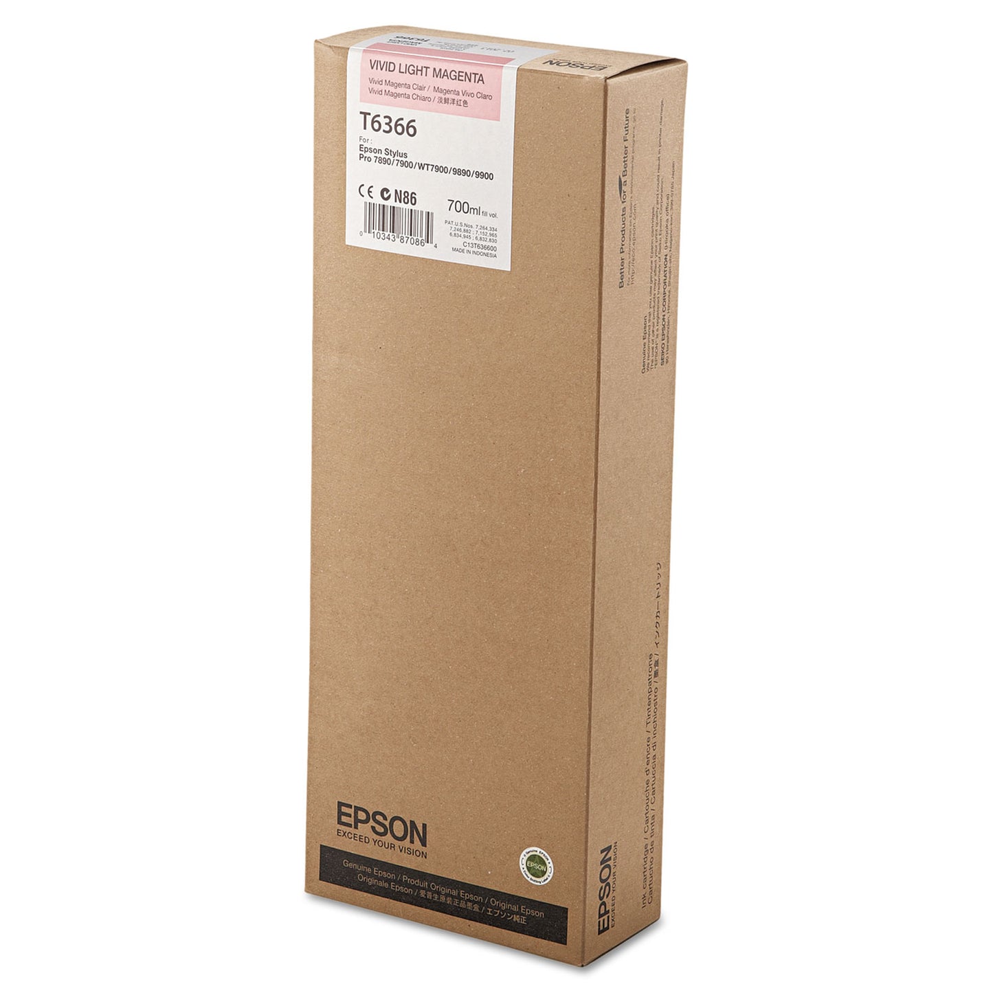 Epson T636600 UltraChrome HDR Ink, Vivid Light Magenta