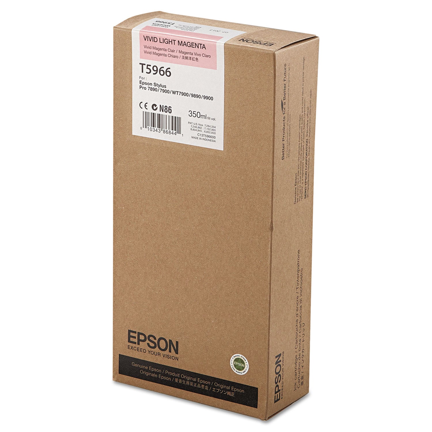 Epson T596600 UltraChrome HDR Ink, Vivid Light Magenta