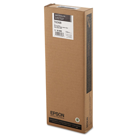 Epson T636800 UltraChrome HDR Ink, Matte Black