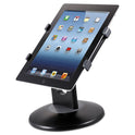 Kantek Stand for 7" to 10" Tablets, Swivel Base, Plastic, Black (TS710)