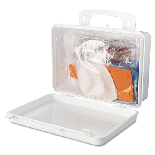 Impact Bloodborne Pathogen Cleanup Kit, 10 x 7 x 2.5, OSHA Compliant, Plastic Case (7351)