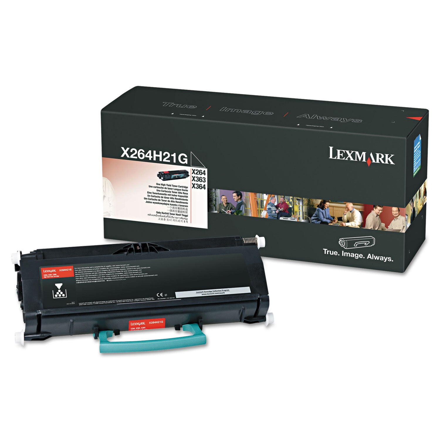 Lexmark X264H21G High-Yield Toner, 9,000 Page-Yield, Black