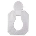 HOSPECO Health Gards Toilet Seat Covers, Half-Fold, 14.25 x 16.5, White, 250/Pack, 10 Boxes/Carton (HG2500)