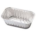 HFA Aluminum Baking Pan, #1 Loaf, 1 lb Capacity, 5.72 x 3.31 x 2.03,  200/Carton (31730)