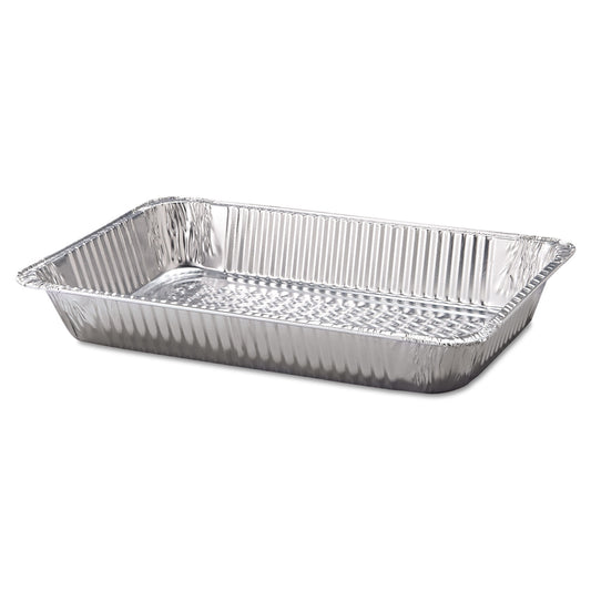 HFA Aluminum Steam Table Pans, Full-Size Deep, 60 Gauge, 3.19" Deep, 12.19 x 20.75, 50/Carton (20190050)