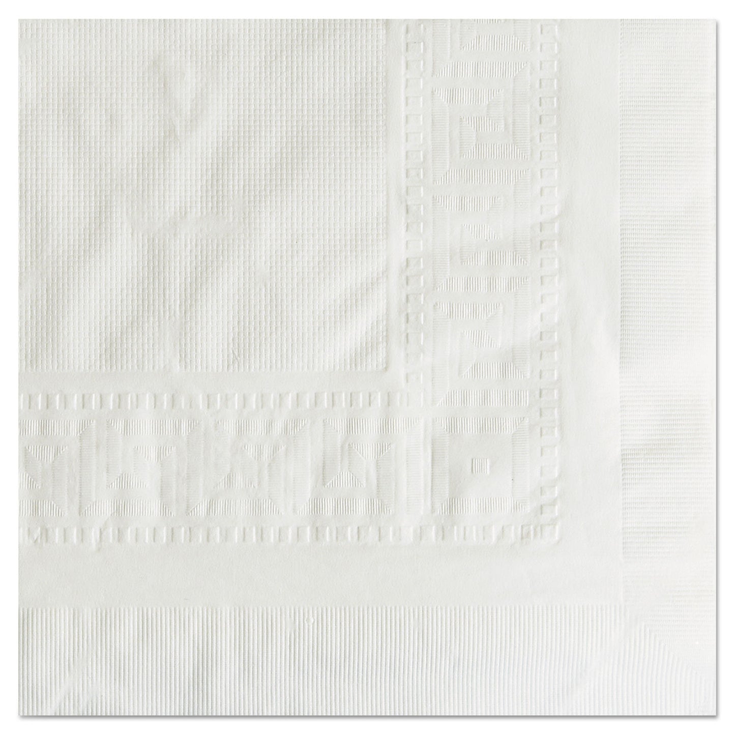 Hoffmaster Cellutex Table Covers, Tissue/Polylined, 54" x 108", White, 25/Carton (210130)