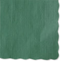 Hoffmaster Solid Color Scalloped Edge Placemats, 9.5 x 13.5, Hunter Green, 1,000/Carton (310528)