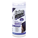 Endust Tablet and Laptop Cleaning Wipes, 5 x 7, Unscented, White, 70/Tub (12596)