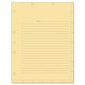 Tabbies Medical Chart Index Divider Sheets, Untabbed, 11 x 8.5, Manila, 400/Box (54519)