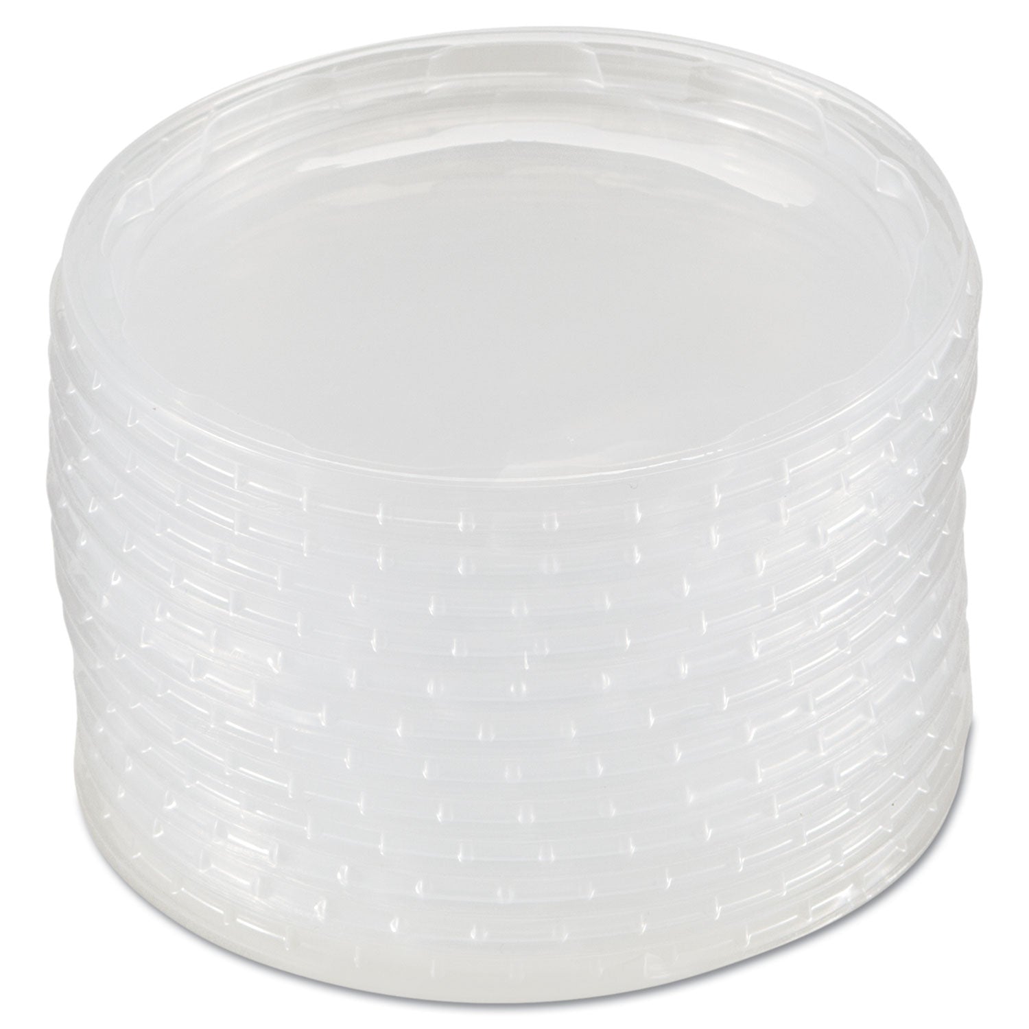 WNA Deli Container Lids, Plug-Style, Clear, Plastic, 50/Pack, 10 Packs/Carton (APCTRLID)