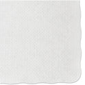 Hoffmaster Knurl Embossed Scalloped Edge Placemats, 9.5 x 13.5, White, 1,000/Carton (PM32052)