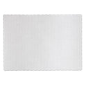 Hoffmaster Knurl Embossed Scalloped Edge Placemats, 9.5 x 13.5, White, 1,000/Carton (PM32052)