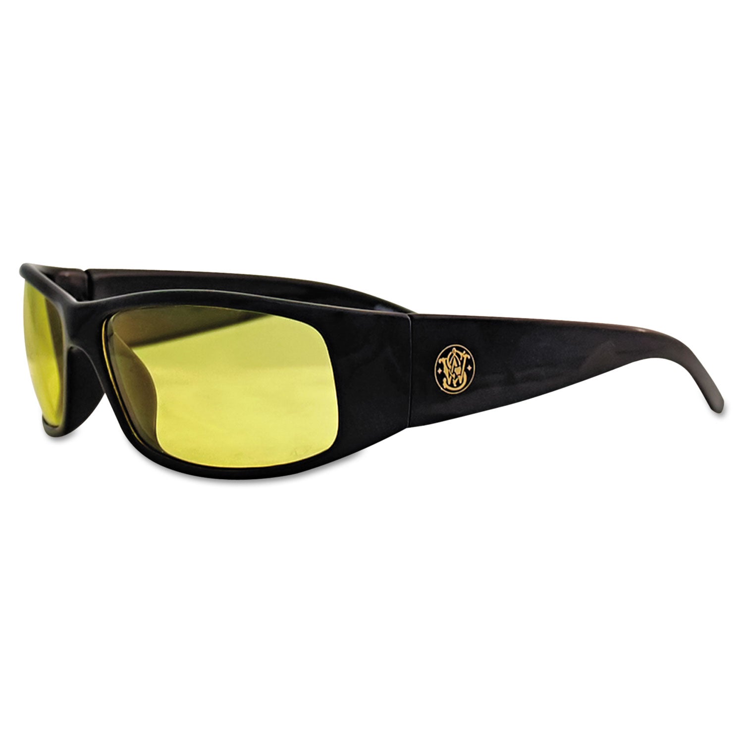  Wesson Elite Safety Glasses, Amber Anti-Fog Lens (21305)