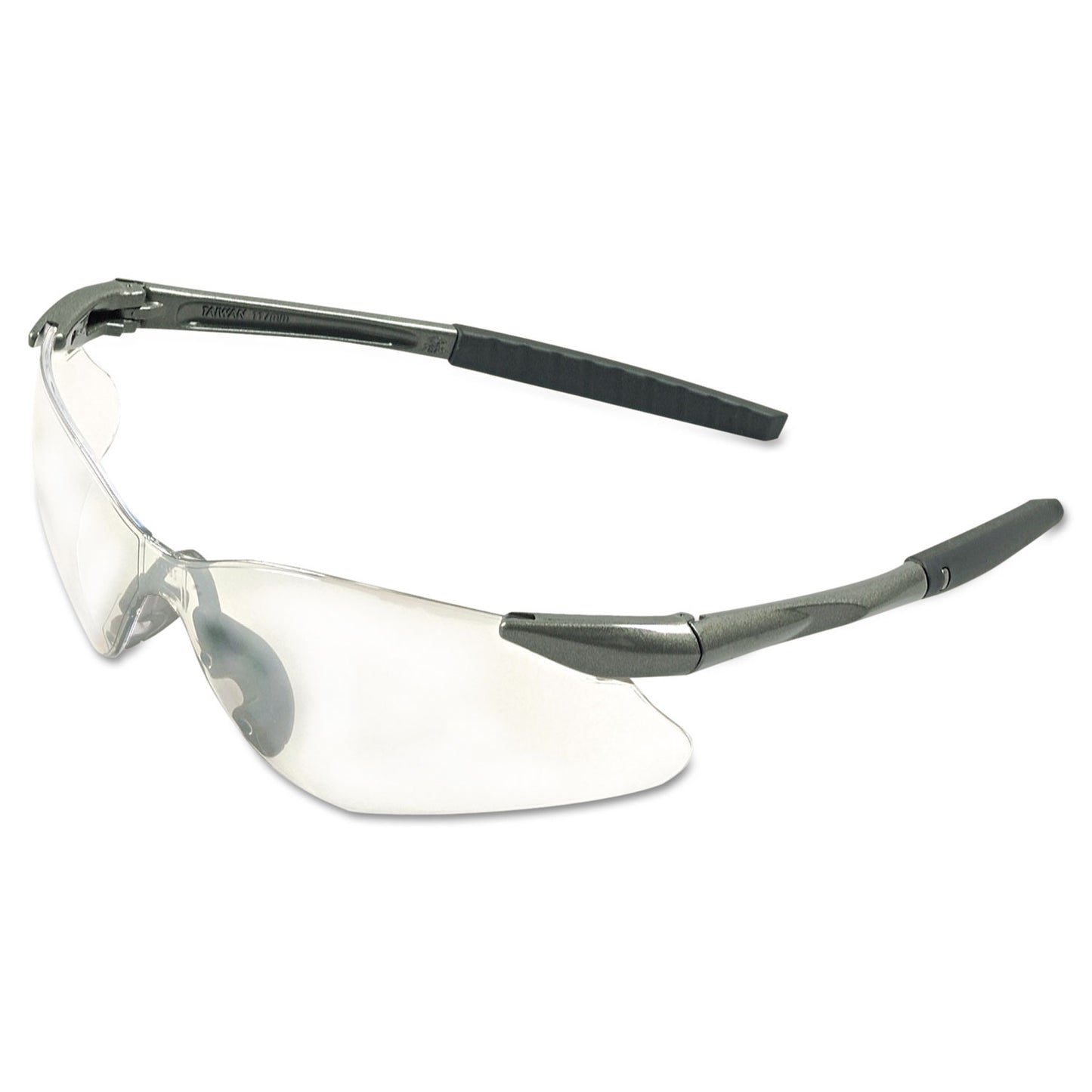 KleenGuard V30 Nemesis VL Safety Glasses, Gunmetal Frame, Clear Lens (20470)