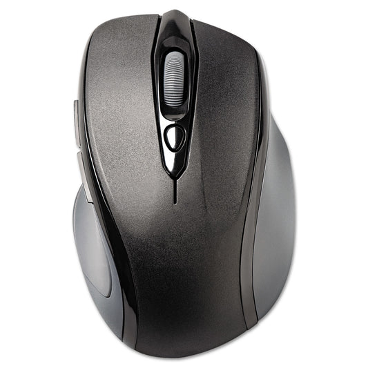 Kensington Pro Fit Mid-Size Wireless Mouse, 2.4 GHz Frequency/30 ft Wireless Range, Right Hand Use, Black (72405)