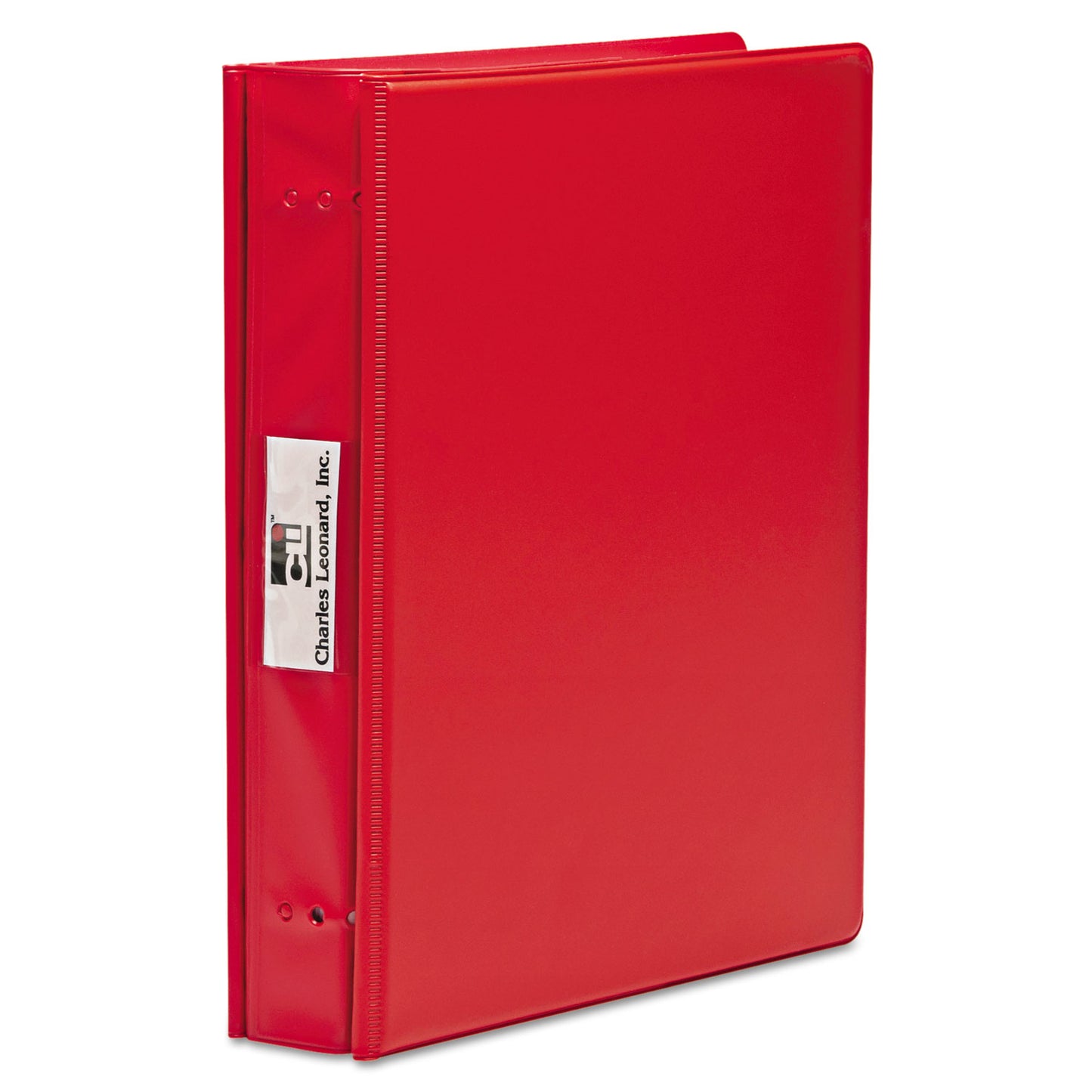 Charles Leonard VariCap Expandable Binder, 2 Posts, 6" Capacity, 11 x 8.5, Red (61603)