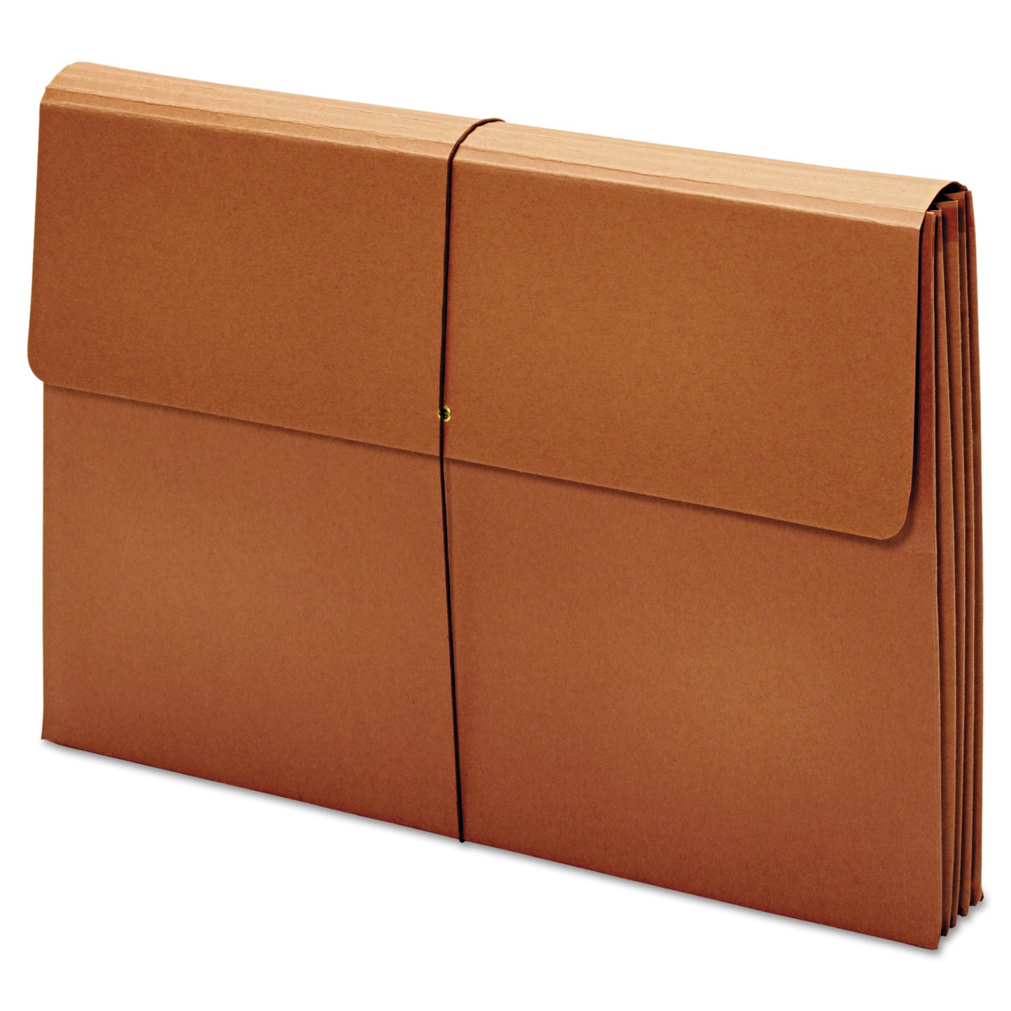 Pendaflex Expanding Wallet, 3.5" Expansion, 1 Section, Elastic Cord Closure, Tabloid Size, Brown (B1060E)