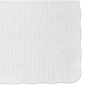 Hoffmaster Knurl Embossed Scalloped Edge Placemats, 9.5 x 13.5, White, 1,000/Carton (PM32052)