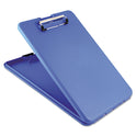 Saunders SlimMate Storage Clipboard, 0.5" Clip Capacity, Holds 8.5 x 11 Sheets, Blue (00559)