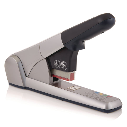 Rapid Heavy-Duty Cartridge Stapler, 80-Sheet Capacity, Silver (02892)