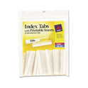 Avery Insertable Index Tabs with Printable Inserts, 1/5-Cut, Clear, 2" Wide, 25/Pack (16241)