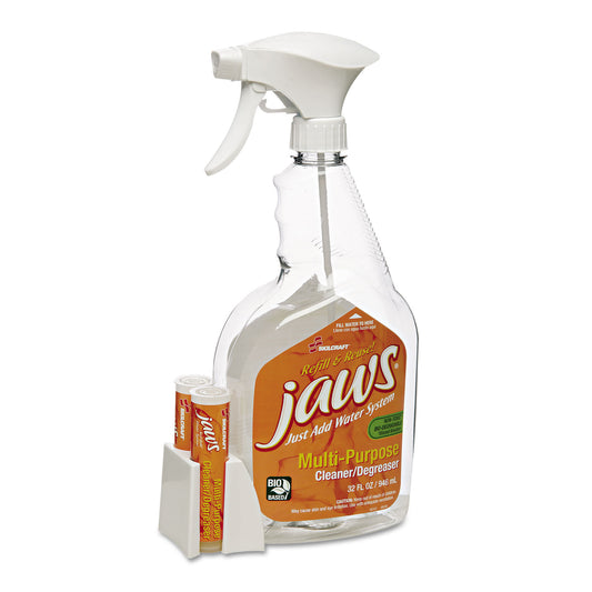 AbilityOne 7930016005754, SKILCRAFT JAWS Multipurpose Cleaner/Degreaser, Citrus, 6 Spray Bottles/12 Refills