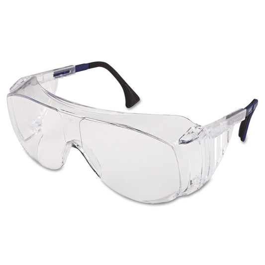 Uvex Ultraspec 2001 OTG Safety Eyewear, Clear/Black Frame, Clear Lens (S0112)